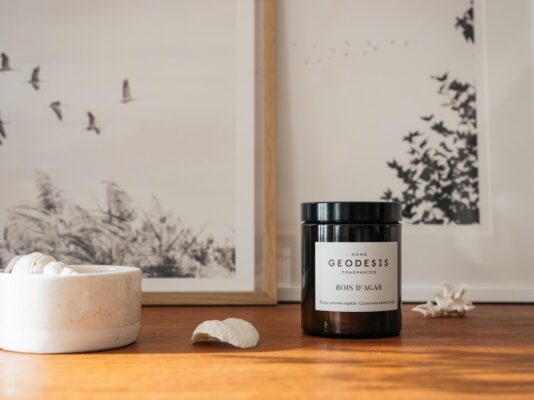 Geodesis agar wood candle