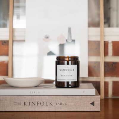 Geodesis agar wood candle