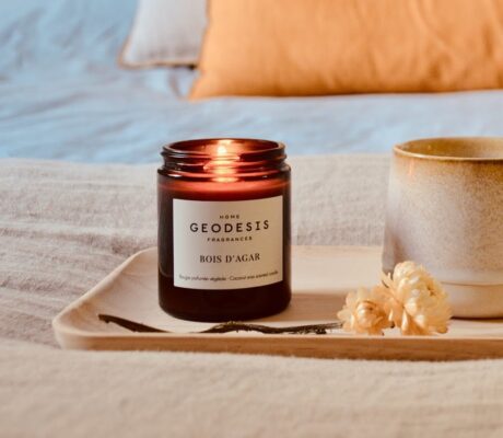 Geodesis agar wood candle